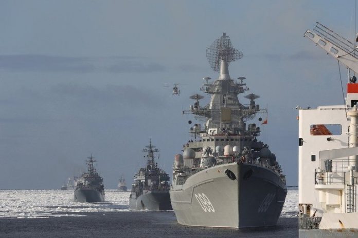 Флотилия российской армии в Арктике