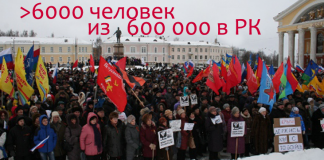 Карелия: митинг в поддержку братских народов Украины и Крыма
