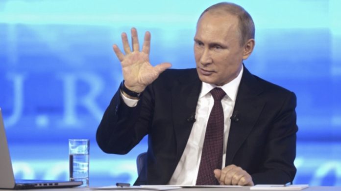 Владимир Путин на «Прямой линии» 2014