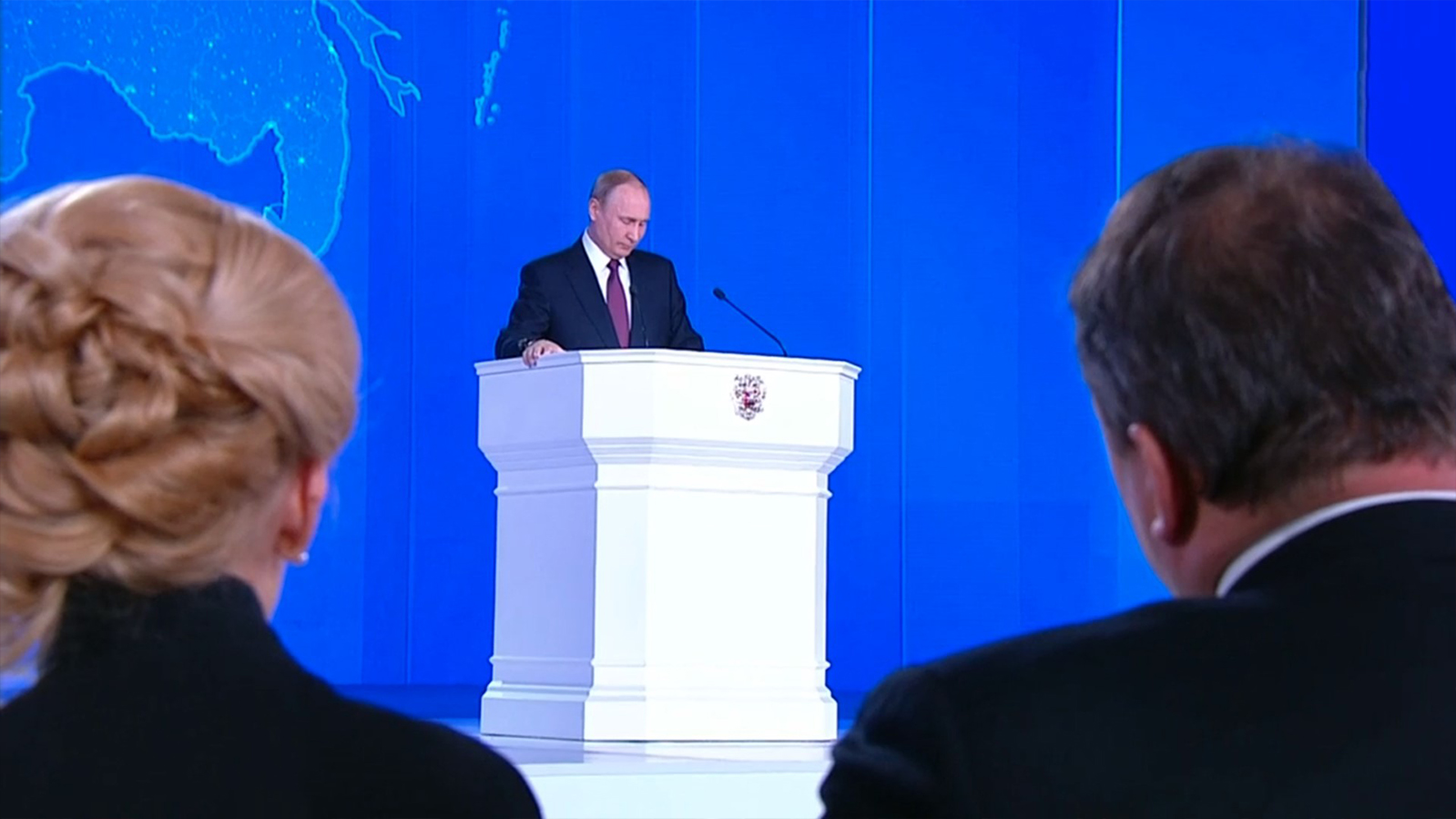 Владимир Путин на Послании президента РФ Федеральному Собранию 2018