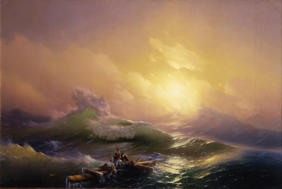 картина Айвазовского «Девятый вал» 1850-12