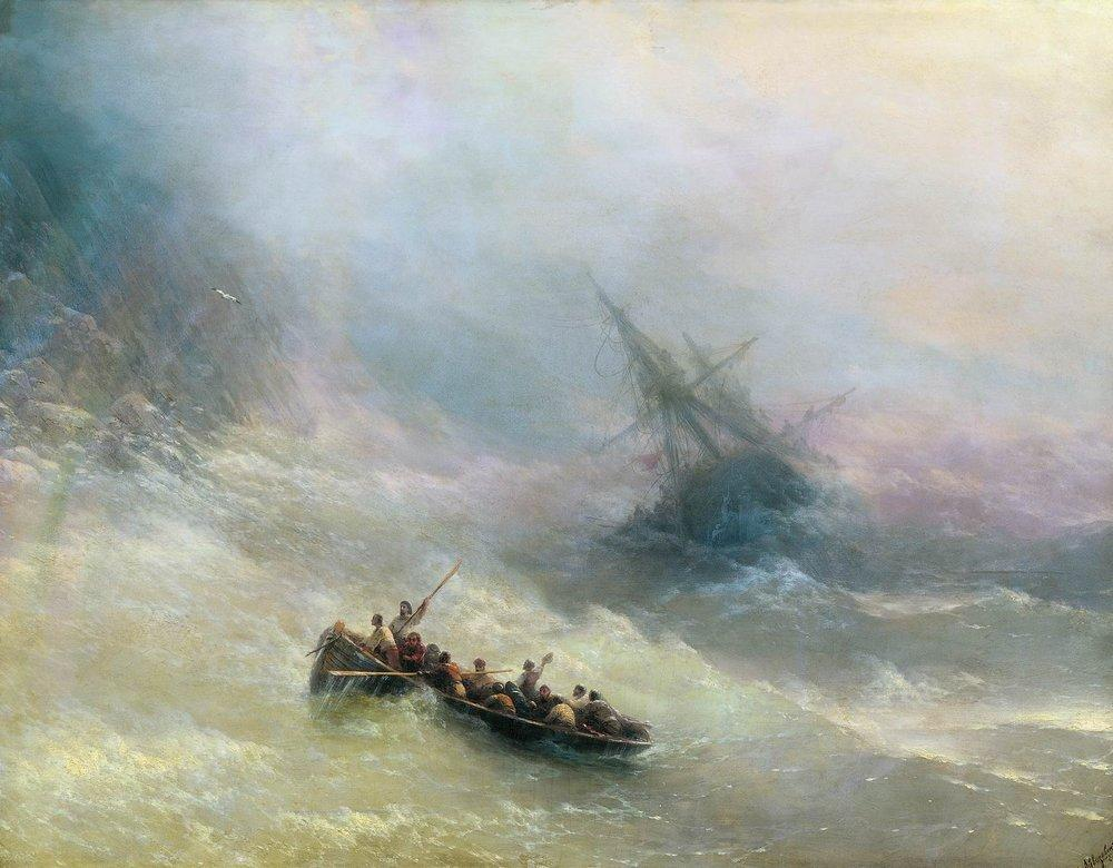 картина Айвазовского «Радуга» 1873-13