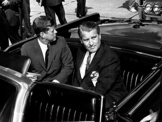 Вернер фон Браун и президент Кеннеди