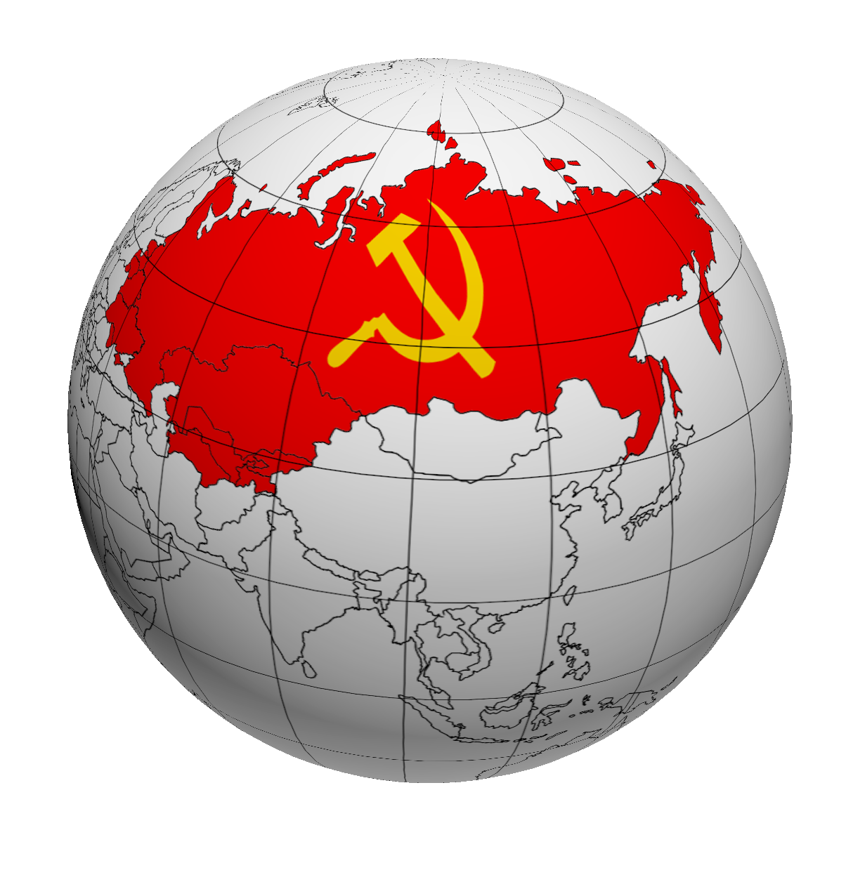 СССР на глобусе